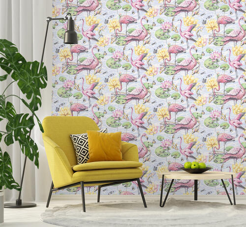 შპალერი - Flamingo